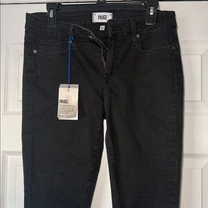 NWT Weathered Black Skinny Ankle Jeans